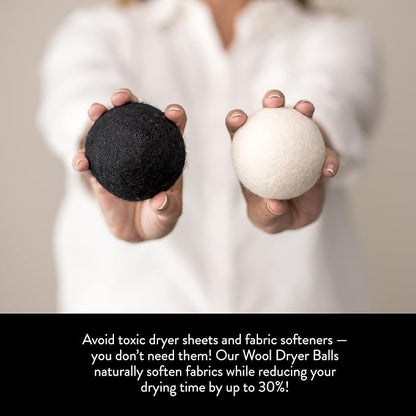 Molly's Suds Wool Dryer Balls | Natural Fabric Softener, Hypoallergenic - Image 2