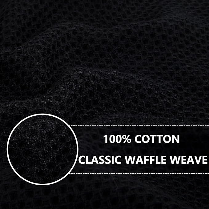 Homaxy 100% Cotton Waffle Weave Kitchen Dish Cloths, Ultra Soft Absorbent Quick - Image 2