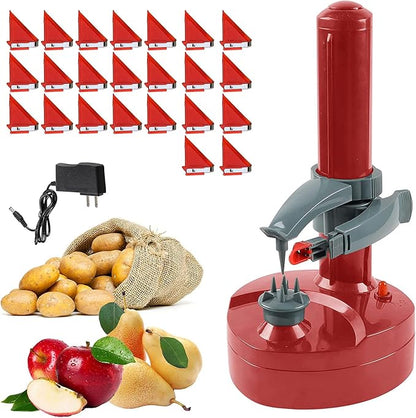 Electric Potato Peeler with 23 Replacement Blades Rotato Express Stainless by Nopainsnogains