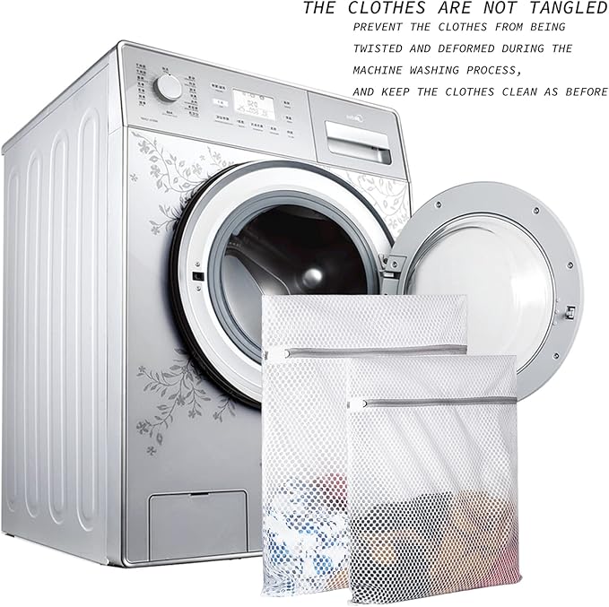 3Pcs Durable Honeycomb Mesh Laundry Bags - Image 7