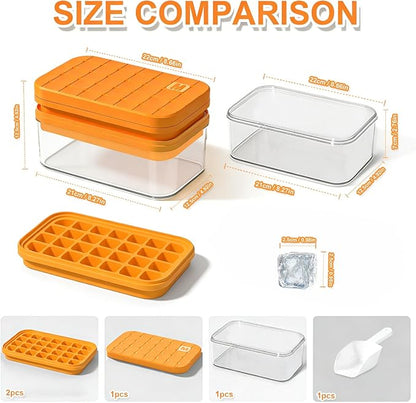 Effortless Ice Cube Tray, One-Second Release Ice Maker - Image 5