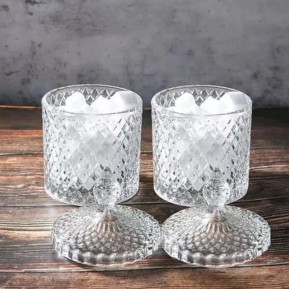 rejomiik Qtip Holder Glass Apothecary Jars - Image 7