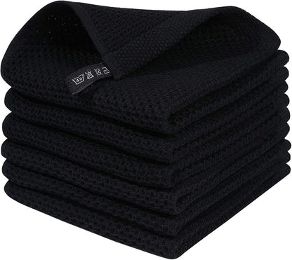 Homaxy 100% Cotton Waffle Weave Kitchen Dish Cloths, Ultra Soft Absorbent Quick by Homaxy