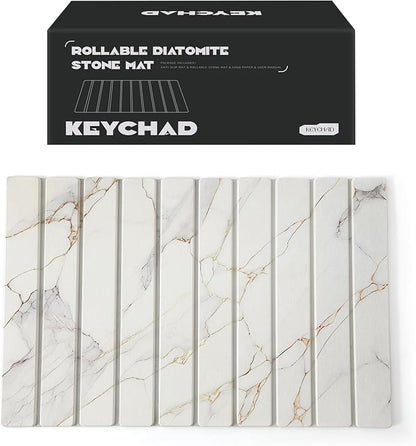 KEYCHAD Large Stone Drying Mat for Kitchen Counter - Image 9