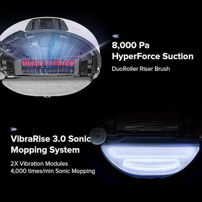 roborock S8 Max Ultra Robot Vacuum and Mop, All-in-One Dock, PreciSense LiDAR - Image 4
