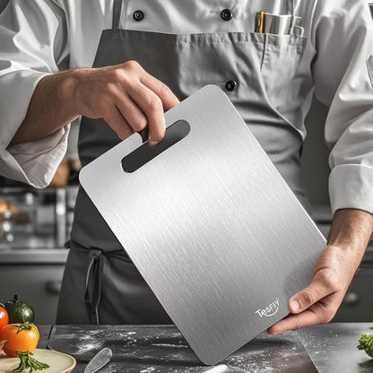 2 Pack Titanium Cutting Board -100% Pure Titanium Cutting Boards - Image 7