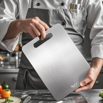 Titanium Cutting Board Set of 3, 100% Pure Titanium Food Grade Kitchen Chopping - Image 7