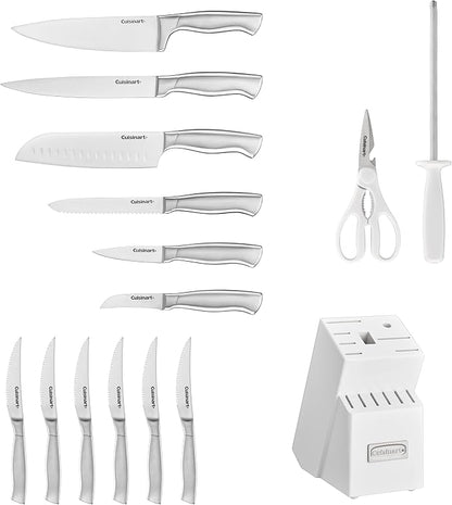 Cuisinart Professional Block Knife Set, Lightweight, Stainless Steel Durable & - Image 4