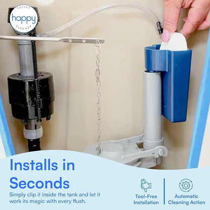 Happy Toilet Cleaner – Self-Cleaning Toilet System | Easy Install Toilet Tablet - Image 3