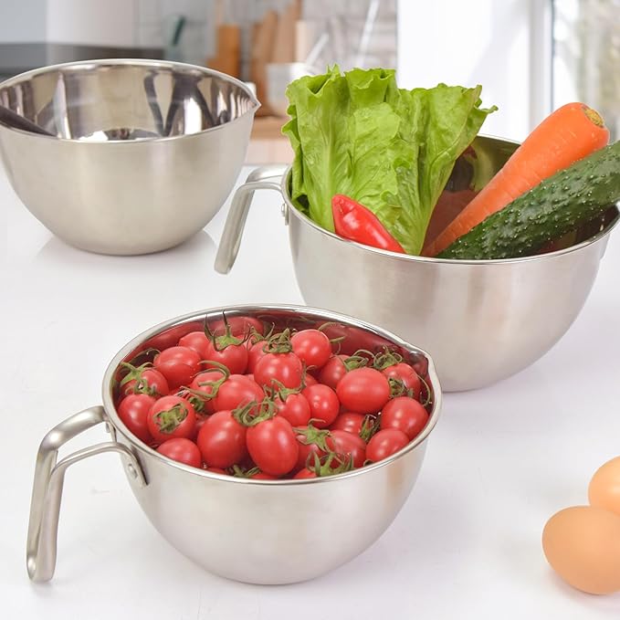 Marsheepy Stainless Steel Mixing Bowls - Image 4