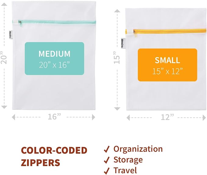 Mesh Laundry Bag for Delicates, Wash Bags for Underwear and Lingerie, Makeup - Image 5