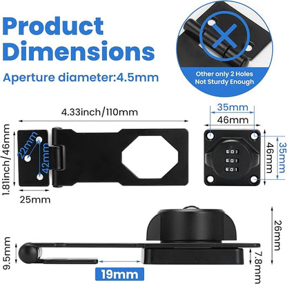 Keyless Cabinet Lock with Combination Code - Image 2