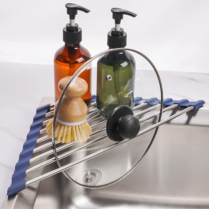 Tomorotec Triangle Roll-Up Dish Drying Rack - Image 9