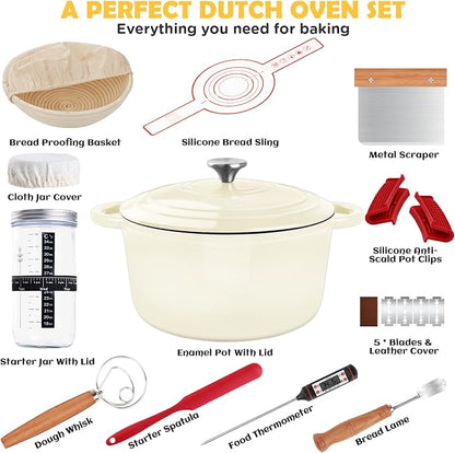 Enameled Cast Iron Dutch Oven Pot - Image 2