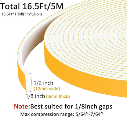 Weather Stripping Door Seal Strip, High Density Foam Sealing Strip, Door Seal - Image 5