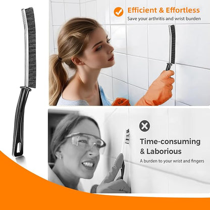 6Pcs Hard-bristled Crevice Cleaning Brush, Bathroom Cleaner Tools - Image 4