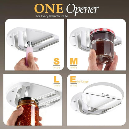 Mount-on Cabinet Jar Opener for Weak Hands, Seniors - Image 2