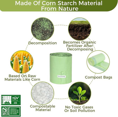 3 Gallon Compostable Trash Bags - Image 4