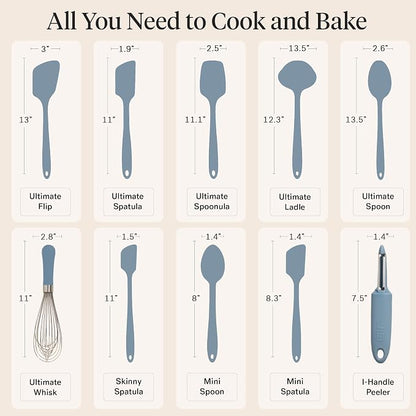 GIR: Get It Right 10-Piece Spatula Set & Silicone Utensils - Image 4
