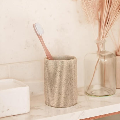 Small Sand Beige Toothbrush Holder - Image 7