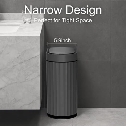 ELPHECO Bathroom Motion Sensor Trash can, 2 Gallon Automatic Garbage Can - Image 4