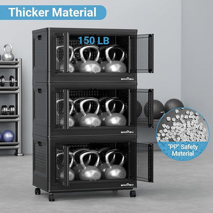 BROVIEW 120Gal Stackable Storage Bins - Image 6