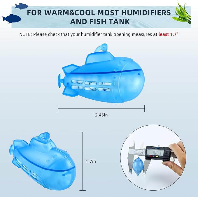 AMI PARTS Humidifier Cleaner Float Submarine - Image 4