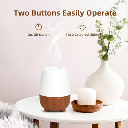 150ML Rechargeable Battery Operated Essential Oil Diffuser, Portable Cordless - Image 5