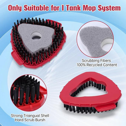 1 Pcs Spin Mop Replacements Scrub Brush and 1 Mop Base - Image 4