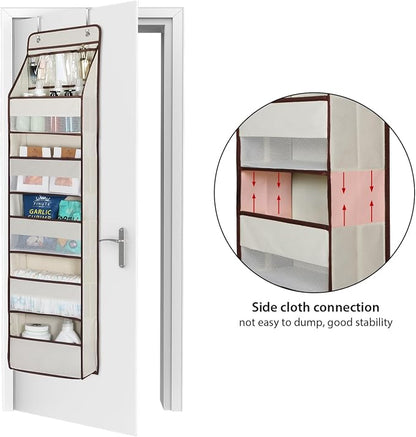 Univivi 6-Shelf Over Door Hanging Organizer Fabric Baby Door Storage - Image 4