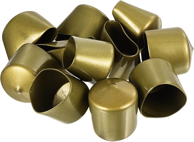 uxcell 20pcs Rubber End Caps 34mm ID Vinyl Round Tube Bolt Cap Cover Thread - Image 4