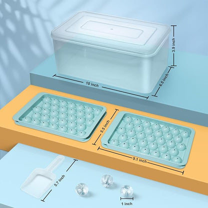 WIBIMEN Ice Cube Tray with Lid and Bin - Image 7