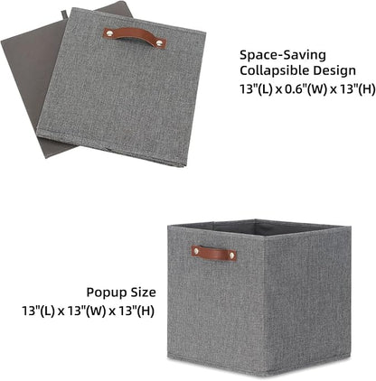 HNZIGE Fabric Storage Cubes Bins Baskets - Image 6