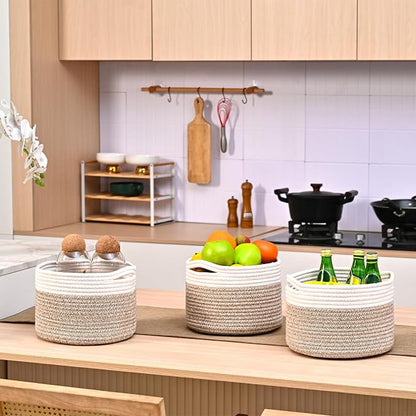 Small Storage Baskets for Organizing, Organizer Baskets for Shelves, Small - Image 4