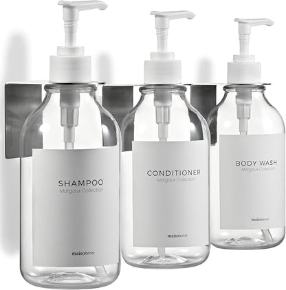 MaisoNovo Shampoo and Conditioner Dispenser by MaisoNovo-TheArtofSustainableLiving