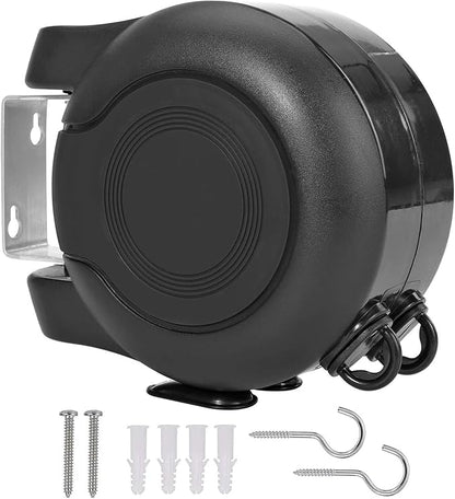 Retractable Double Clothesline – 49 ft x 2 Heavy Duty Clothes Line by HOXSURY