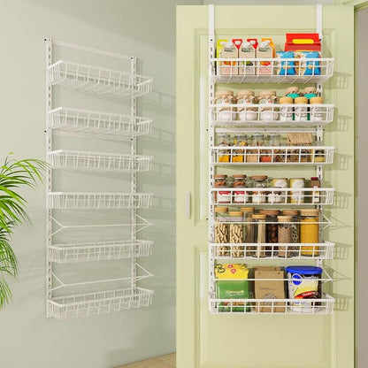 Mefirt Over The Door Pantry Organizer, Wall Mount Spice Rack, Pantry Hanging by Mefirt