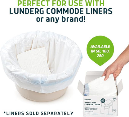 Lunderg Aloe Scented Super Absorbent Commode Pads - Image 5
