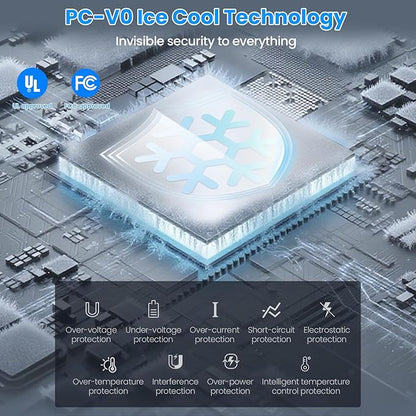 Nillkin FlexLine 65W for Retractable Wall Charger(GaN6), Dual-Port with 28.7in Retractable USB C Cable + 39.3in USB C Cable(Extra), iPhone Charger, MacBook, iPad, Samsung, Fast Charger - White