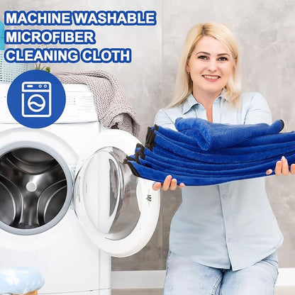Tallew 50 Pcs Microfiber Towels 16 Inch x 16 Inch Microfiber Cloth Car Drying - Image 5