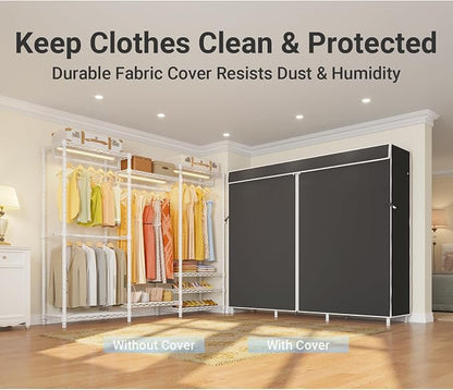 VIPEK V5LC Garment Rack Heavy Duty Covered Clothes Racks - Image 5