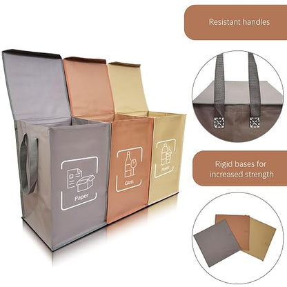 NYIKA - Recycling Organizer - Reusable Recycling Bags - Recycling Sorter - - Image 4
