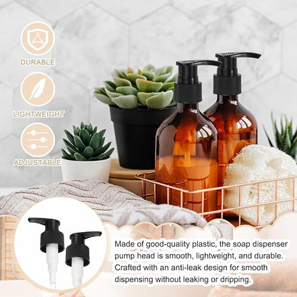 uxcell 8 Pcs Soap Dispenser Pump Heads Soap Dispensers Top Pumps Replacement - Image 4