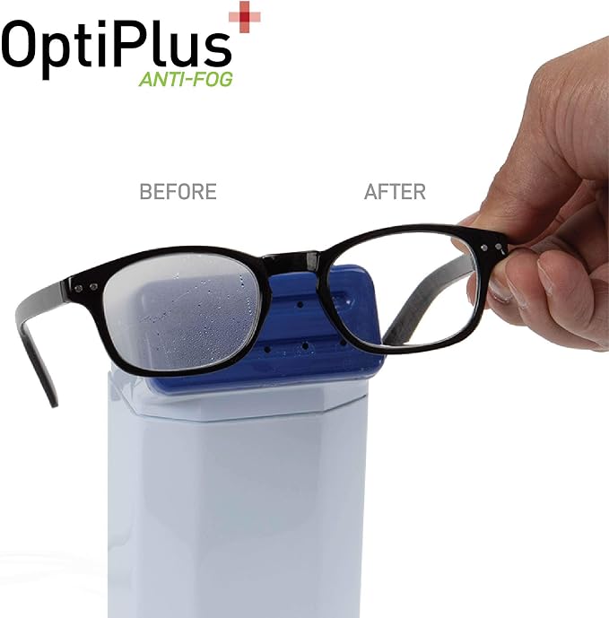 OptiPlus Anti-Fog Lens Cleaning Spray Kit l Cleaning Spray and Microfiber Cloth - Image 4