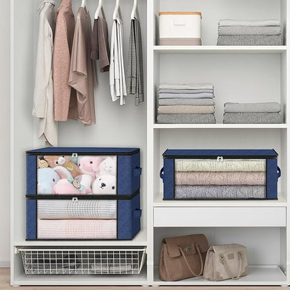 HomeHacks Storage 10-Pack Clothes Organizer Storage Bags Foldable Storage Box - Image 6