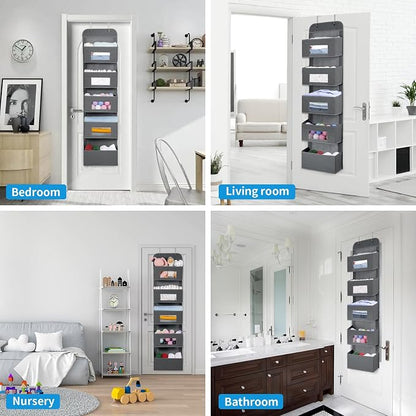 MAX Houser 5-Shelf Over The Door Hanging Organizer - Image 4