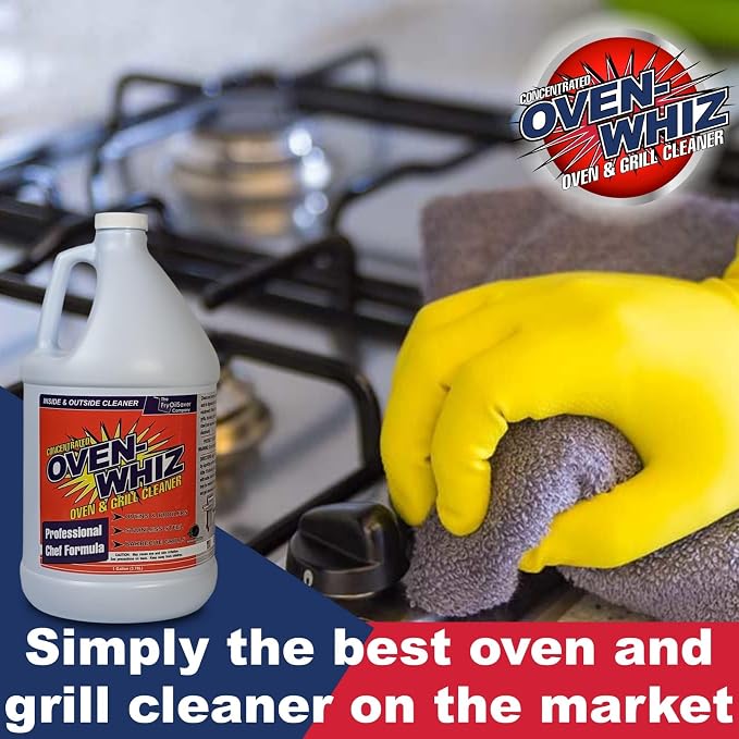 4 x 1 Gallon Oven-Whiz Oven & Grill Cleaner by FryOilSaver Co., Tough Stain - Image 6