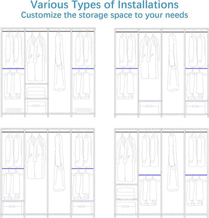 VIPEK V40 Wire Garment Rack Heavy Duty Clothes Rack - Image 7