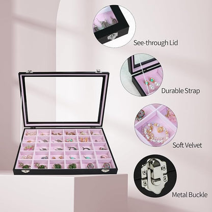 Stratalife Jewelry Organizer Earring Holder Jewelry Tray - Image 4