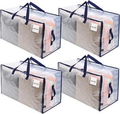 VENO 4 Pack Moving and Storage Bags, Heavy Duty, Alternative to Moving Boxes by Veno